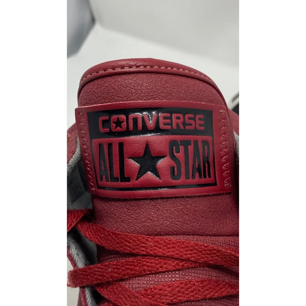 Converse Chuck Taylor All Star High Street Red Leather Sneakers 152658C Mens 12